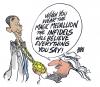Cartoon: INFIDELS (small) by barbeefish tagged obama