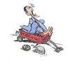Cartoon: state of the union (small) by barbeefish tagged obama