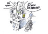 Cartoon: trouble (small) by barbeefish tagged colorparade