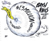 Cartoon: writing on the wall (small) by barbeefish tagged senatorgone