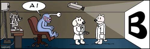 Cartoon: Augenarzt (medium) by zguk tagged arzt,medizin,patienten