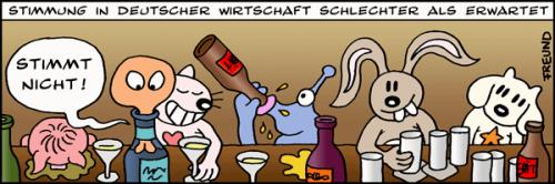 Cartoon: Deutsche Wirtschaft (medium) by zguk tagged krise,kneipe