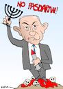 Cartoon: il pasionario (small) by uber tagged netanyahu,iran,israel