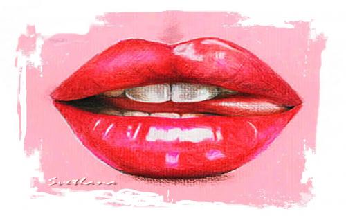 Cartoon: Lips (medium) by svetta tagged ready,kisses