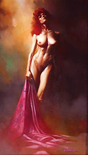 Cartoon: Nude Model (medium) by svetta tagged painting