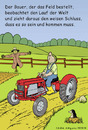 Cartoon: Bauernregeln (small) by Miguelez tagged bauer bauernregel traktor