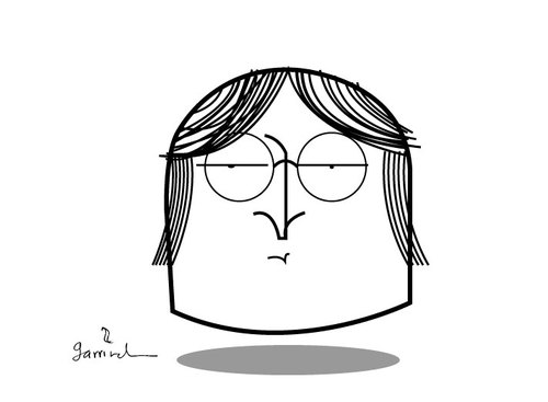 Cartoon: John (medium) by Garrincha tagged ilos