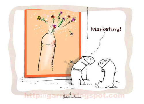 Cartoon: Marketing II (medium) by Garrincha tagged 