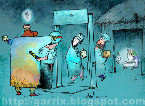Cartoon: Profiling (medium) by Garrincha tagged garrincha,gag,cartoon