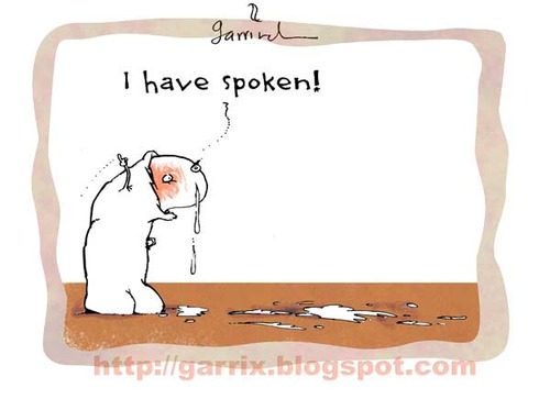 Cartoon: Statement (medium) by Garrincha tagged 