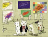 Cartoon: Cat expo (small) by Garrincha tagged gag cartoons cats garrincha