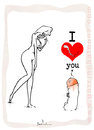Cartoon: He loves her (small) by Garrincha tagged sex