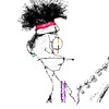 Cartoon: Keith (small) by Garrincha tagged music personalities rock stars