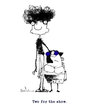 Cartoon: Two for the show (small) by Garrincha tagged sketch