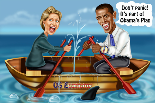 Cartoon: Plan of Obama (medium) by rzhevskii tagged obama