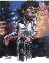 Cartoon: Michael Jackson (small) by daulle tagged caricature music daulle michael jackson