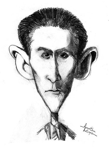 Cartoon: Franz Kafka (medium) by awantha tagged franz,kafka