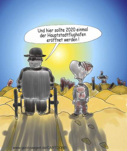 Cartoon: Es war einmal (medium) by boogieplayer tagged flughafen