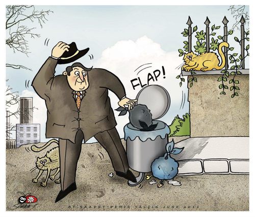 Cartoon: Gentleman (medium) by saadet demir yalcin tagged gentleman,sdy,saadet