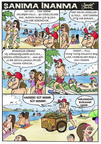 Cartoon: humor magazine my page-3 (medium) by saadet demir yalcin tagged syalcin,sdy,saadet,turkey