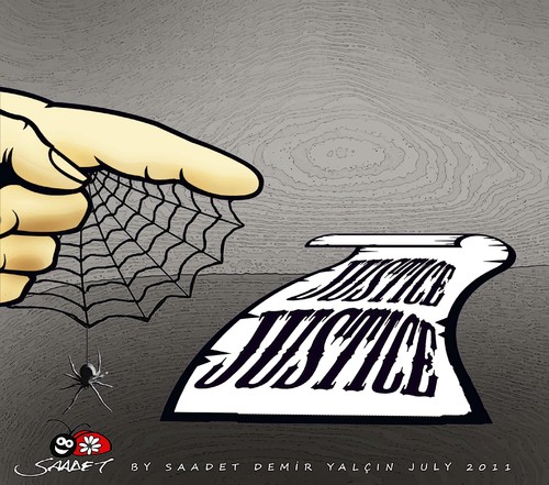 Cartoon: Justice... (medium) by saadet demir yalcin tagged saadet,sdy