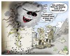 Cartoon: curse (small) by saadet demir yalcin tagged saadet,sdy,syalcin,turkey,humor,curse