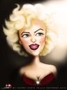 Cartoon: Marilyn Monroe (small) by saadet demir yalcin tagged saadet syalcin sdy turkey portrait mm