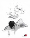 Cartoon: sky everyones (small) by saadet demir yalcin tagged syalcin saadet sdy turkey