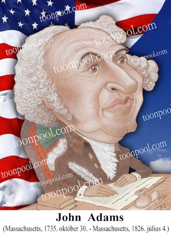 Cartoon: John Adams (medium) by T-BOY tagged john,adams
