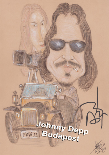 Cartoon: Johnny Depp (medium) by T-BOY tagged johnny,depp