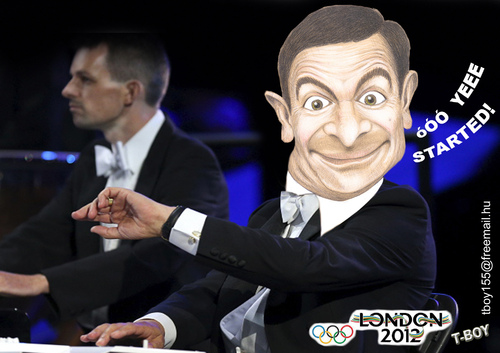 Cartoon: MR BEAN (medium) by T-BOY tagged mr,bean