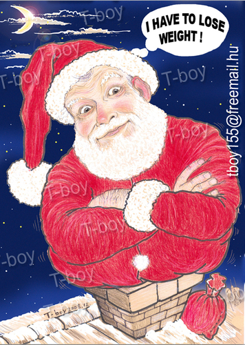 Cartoon: SANTA (medium) by T-BOY tagged santa