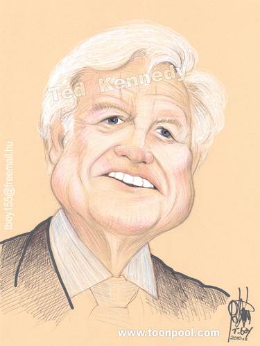 Cartoon: TED KENNEDY (medium) by T-BOY tagged ted,kennedy