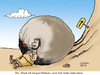 Cartoon: Der moderne Sisyphos (small) by Nottel tagged alltag,gewohnheit,arbeitsweise,lebensmotto