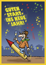Cartoon: Happy New Year! (small) by Nottel tagged jahreswechsel,neujahr,2014,silvester
