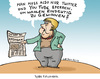 Cartoon: Logische Schlussfolgerung. (small) by Nottel tagged türkei,wahlen,akp,erdogan,merkel,groko
