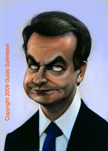 Cartoon: Zapatero Caricatura (medium) by guidosalimbeni tagged zapatero,presidente,spagna,espana,caricaturas,caricature,politic