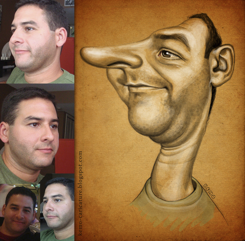 Cartoon: Carlos (medium) by K E M O tagged art,me,draw,caricature,kemo,by,carlos