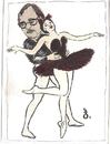 Cartoon: balet (small) by Bejan tagged balet