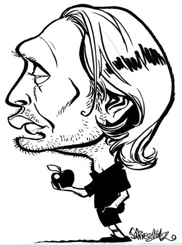 Cartoon: Mads Mikkelsen (medium) by stieglitz tagged mads,mikkelsen,caricatura,caricature,karikatur