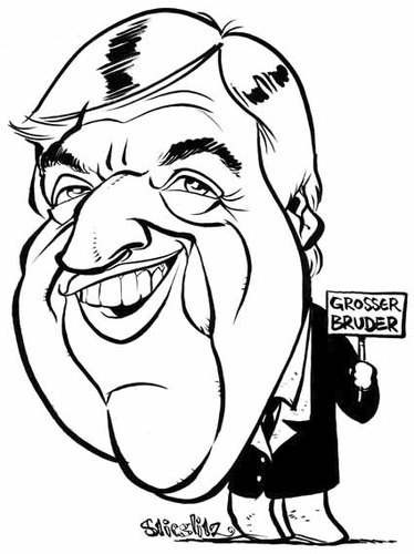 Cartoon: Volker Bouffier (medium) by stieglitz tagged bouffier,volker,karikatur,caricature,caricatura