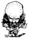 Cartoon: Dwalin (small) by stieglitz tagged graham,mctavish,dwalin,the,hobbit,dwarf,dwarves,karikatur,caricature,caricatura