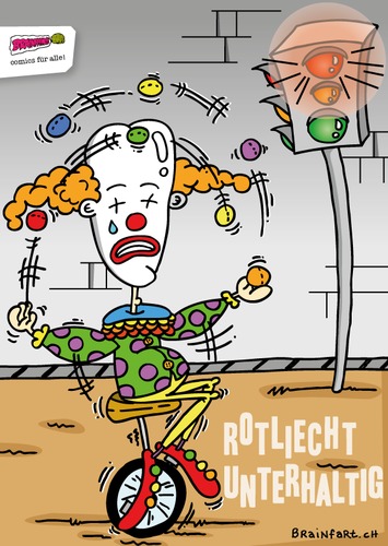 Cartoon: Redlight Entertainment (medium) by BRAINFART tagged comic,cartoon,character,humor,fun,witzig,lustig,art,brainfart,colour,toon,funny