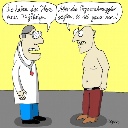 Cartoon: Herz (medium) by KAYSN tagged herz,arzt,organ