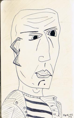 Cartoon: Seemann (medium) by Tobias Wolff tagged sailor,seemann,nagellack,augen,