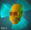 Cartoon: Skullified Homer (small) by fantasio tagged skull,portrait,digital,art