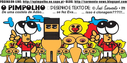 Cartoon: Adao e Eva (medium) by jose sarmento tagged adao,eva