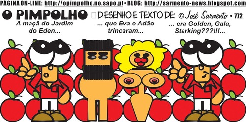 Cartoon: Adao e Eva (medium) by jose sarmento tagged adao,eva