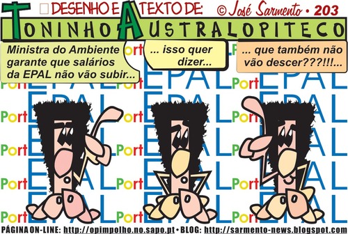 Cartoon: Gestao salarial do Estado (medium) by jose sarmento tagged salarios