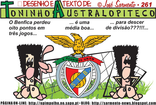Cartoon: Toninho Australopiteco (medium) by jose sarmento tagged toninho,australopiteco